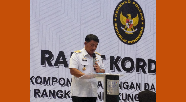 Perkuat Pertahanan Negara, Wakil Bupati Deddy Abdul Hamid Hadiri Rakor Strategis Bersama Menko Polhukam RI di Sulut